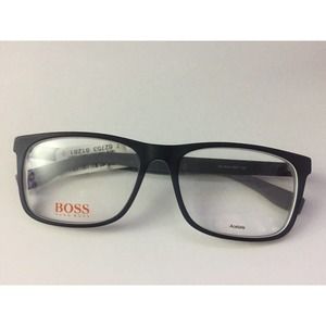 New Hugo Boss Eyeglasses Black 56-17-140 Frames